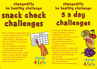 change4life healthy challenges list